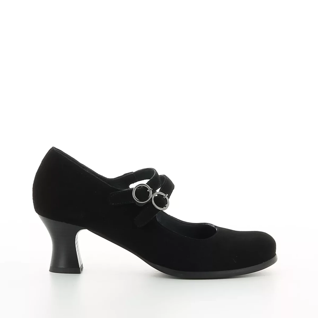 Image (2) de la chaussures Nuit Platine - Escarpins Noir en Cuir nubuck Image (2) de la chaussures Nuit Platine - Escarpins Noir en Cuir nubuck