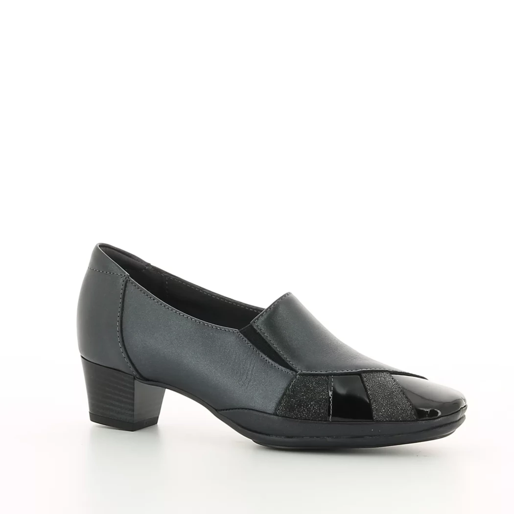 Image (1) de la chaussures Kiarflex - Mocassins Noir en Cuir