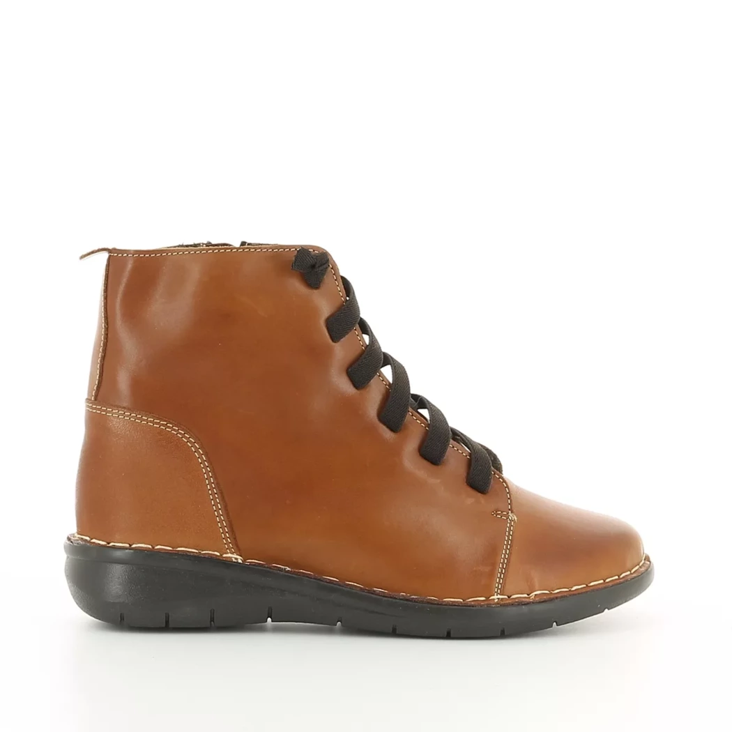 Image (2) de la chaussures Diabolo Studio - Bottines Cuir naturel / Cognac en Cuir