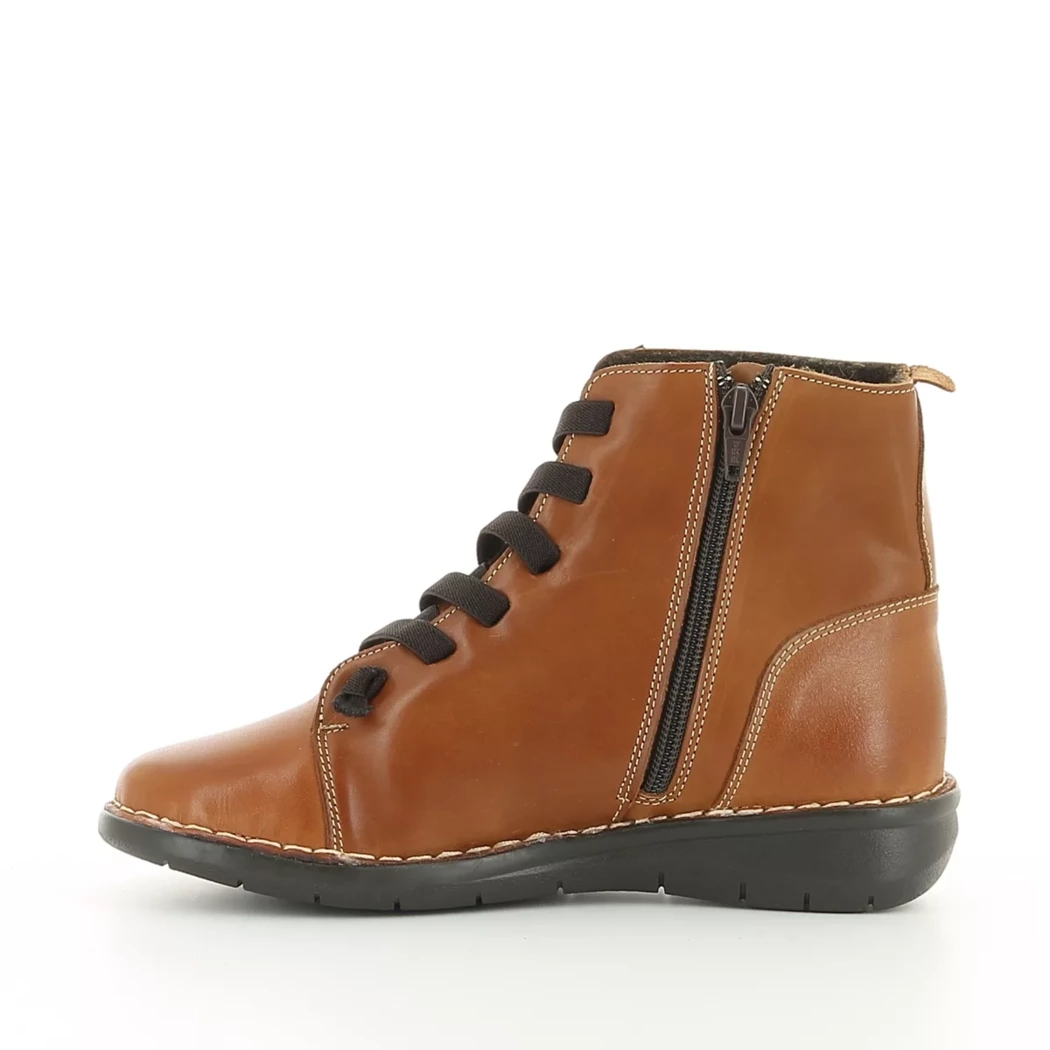 Image (4) de la chaussures Diabolo Studio - Bottines Cuir naturel / Cognac en Cuir