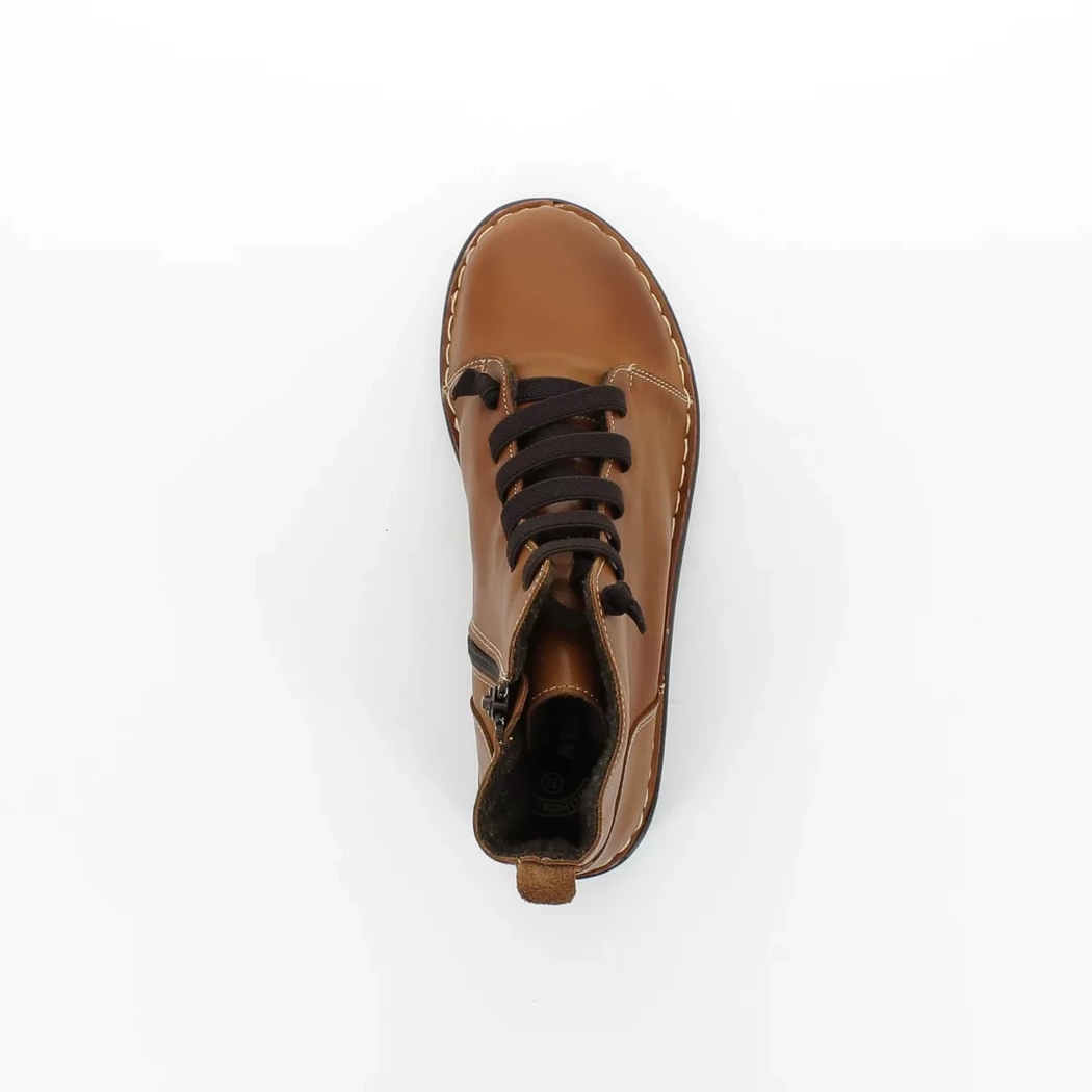 Image (6) de la chaussures Diabolo Studio - Bottines Cuir naturel / Cognac en Cuir