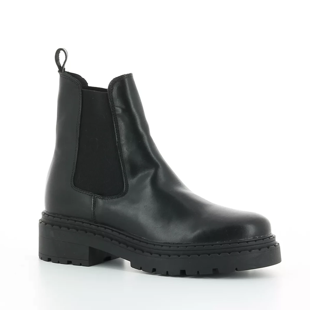 Image (1) de la chaussures Miss Boho - Boots Noir en Cuir