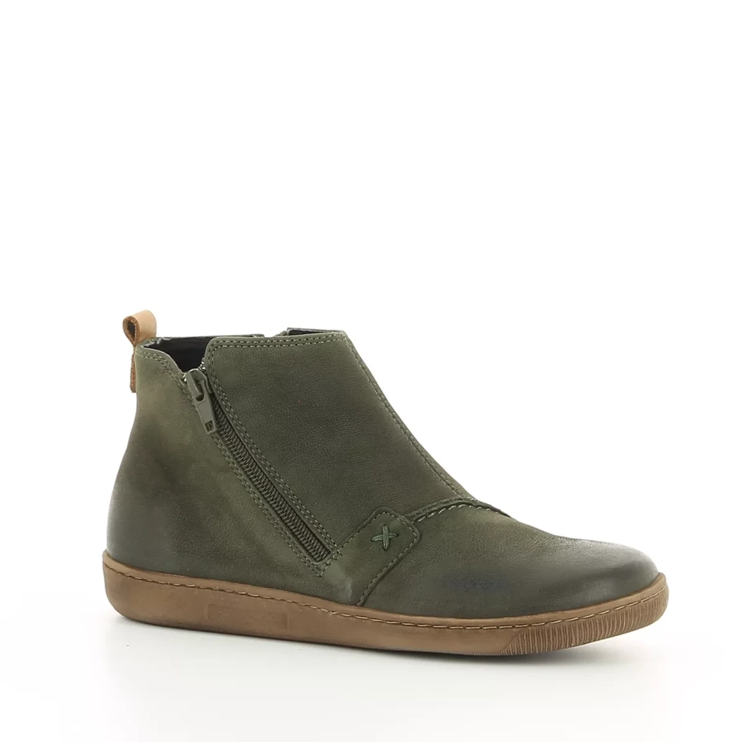 Image (1) de la chaussures Diabolo Studio - Boots Vert en Cuir