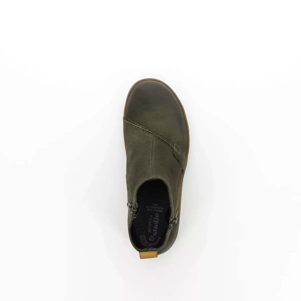 Image (6) de la chaussures Diabolo Studio - Boots Vert en Cuir