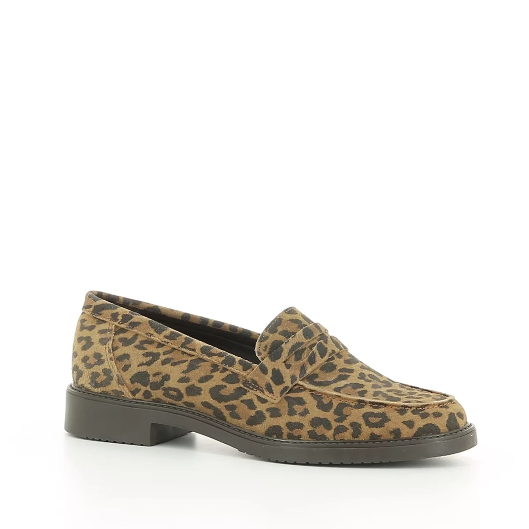 Image (1) de la chaussures Miss Boho - Mocassins Cuir naturel / Cognac en Cuir nubuck