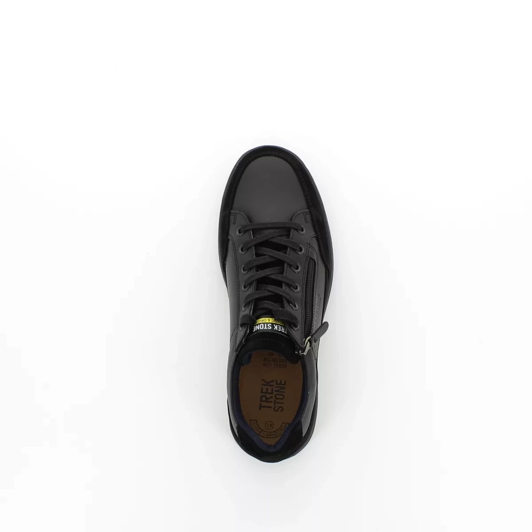 Image (6) de la chaussures Trek Stone - Baskets Noir en Cuir