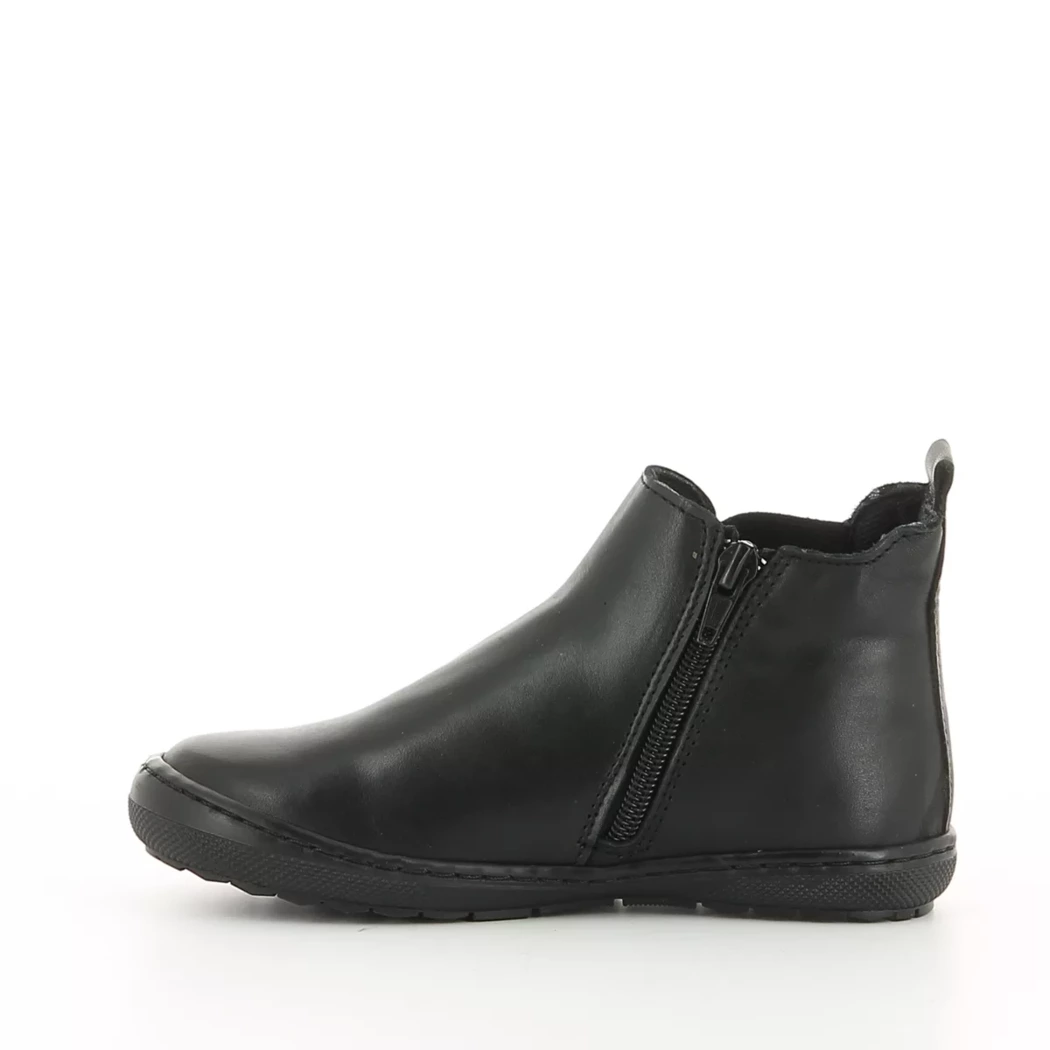 Image (4) de la chaussures Les Fees de Bengale - Boots Noir en Cuir