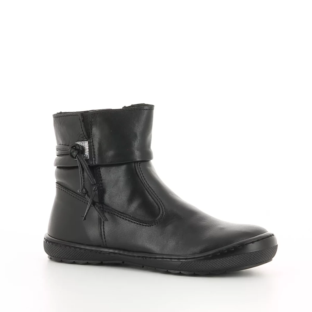 Image (1) de la chaussures Les Fees de Bengale - Boots Noir en Cuir