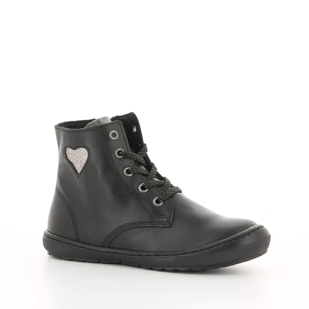 Image (1) de la chaussures Diabolo Studio - Bottines Noir en Cuir