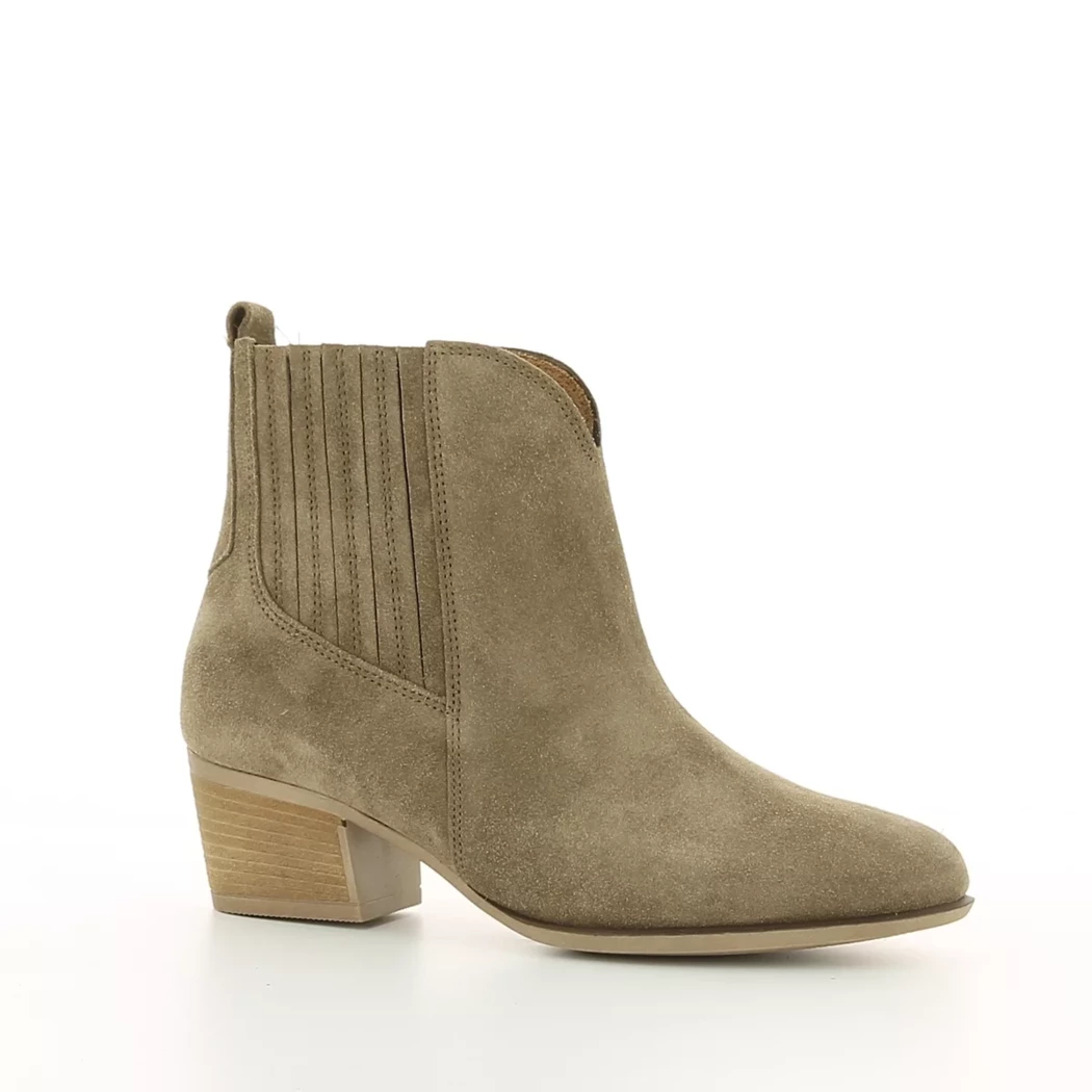 Image (1) de la chaussures Gabor - Boots Taupe en Cuir nubuck