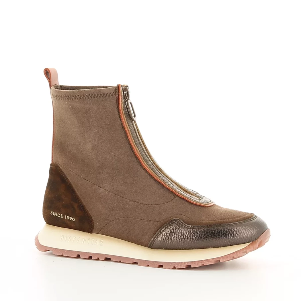 Image (1) de la chaussures Hispanitas - Boots Marron en Cuir