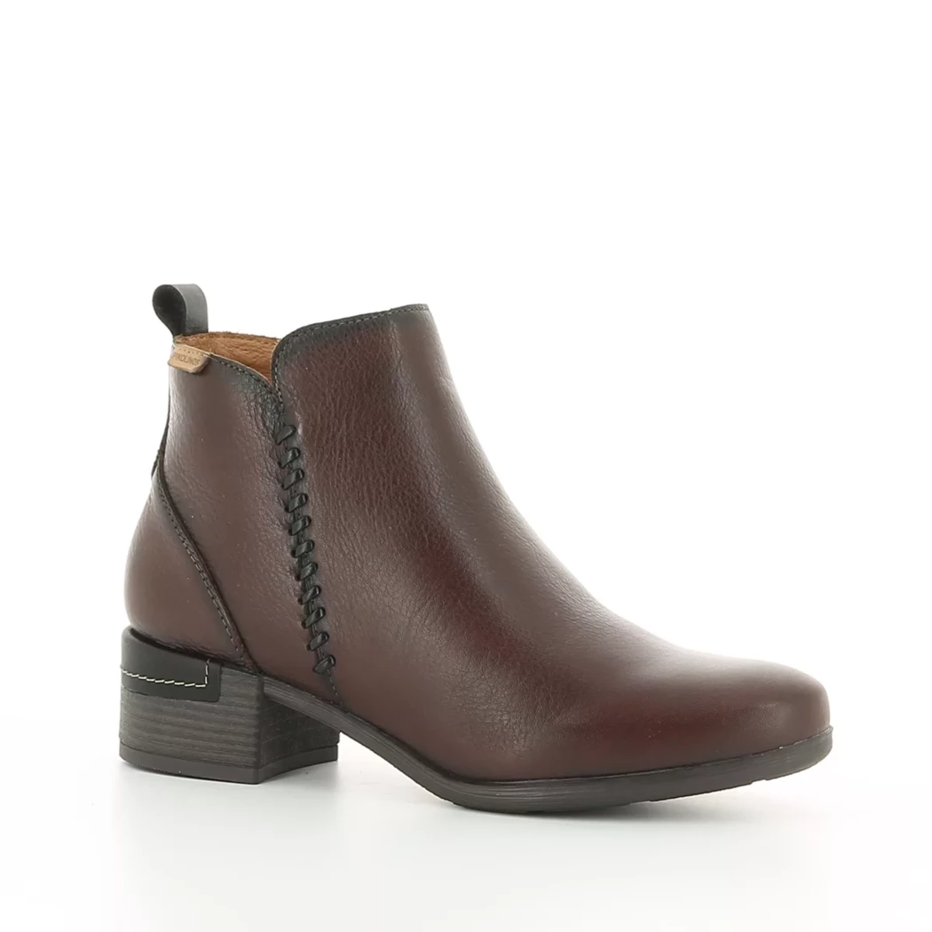 Image (1) de la chaussures Pikolinos - Boots Marron en Cuir