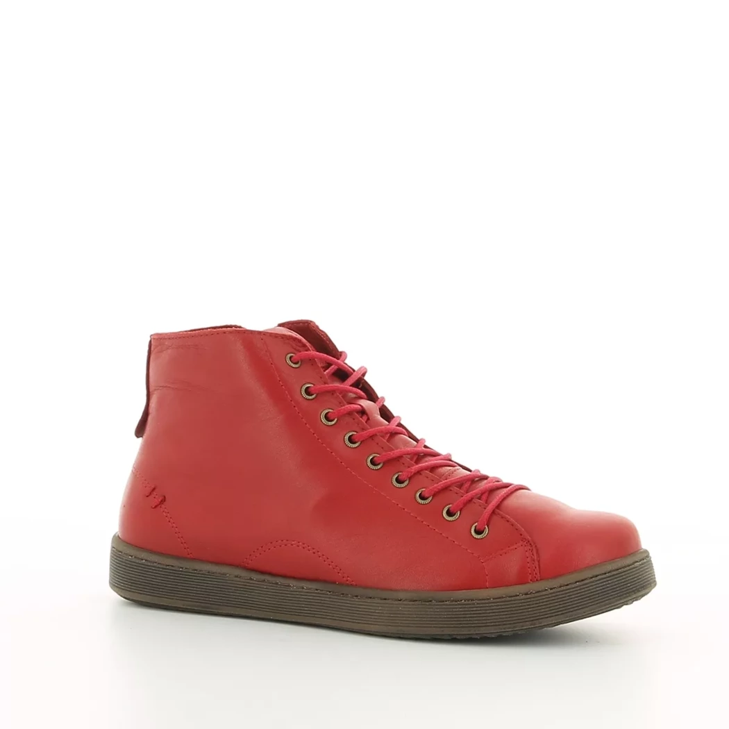 Image (1) de la chaussures Andrea Conti - Bottines Rouge en Cuir