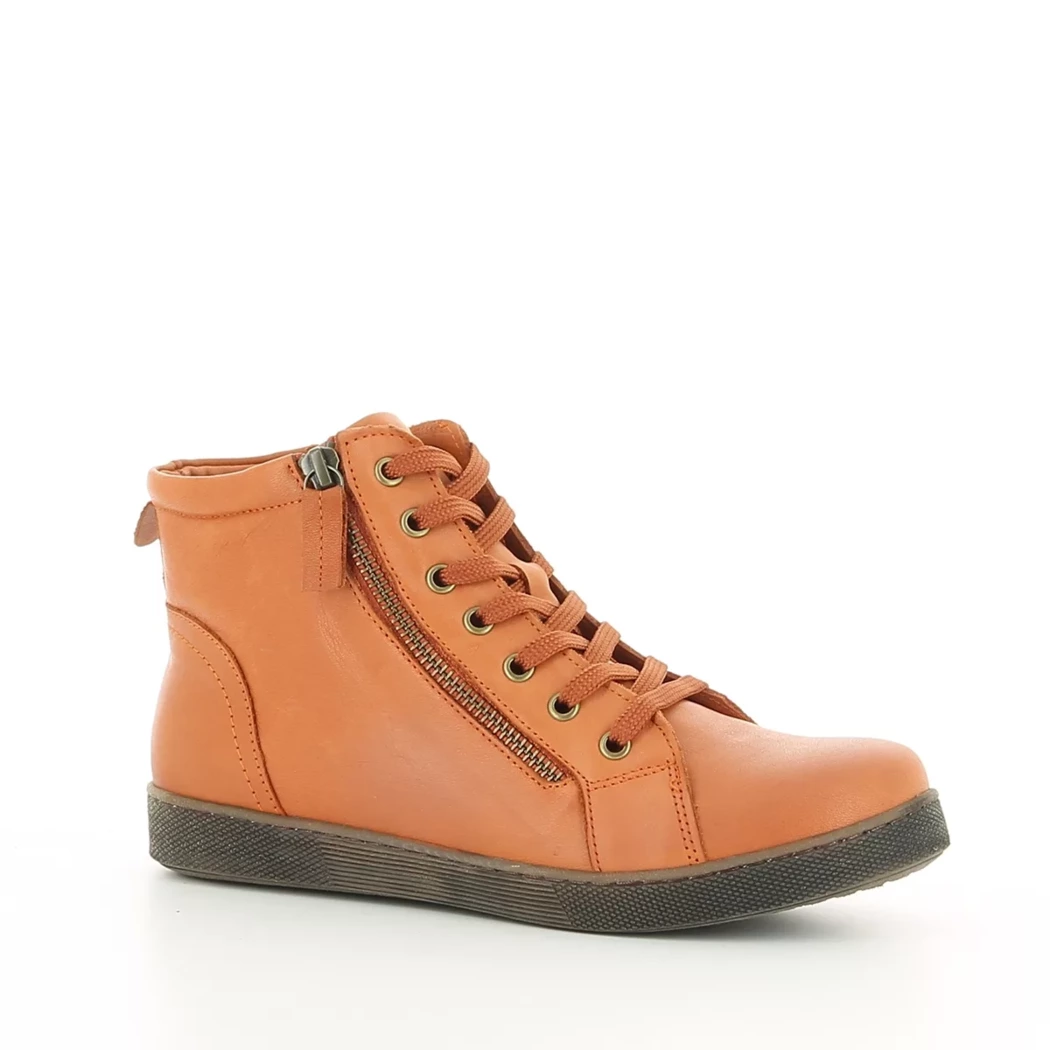 Image (1) de la chaussures Andrea Conti - Bottines Orange en Cuir
