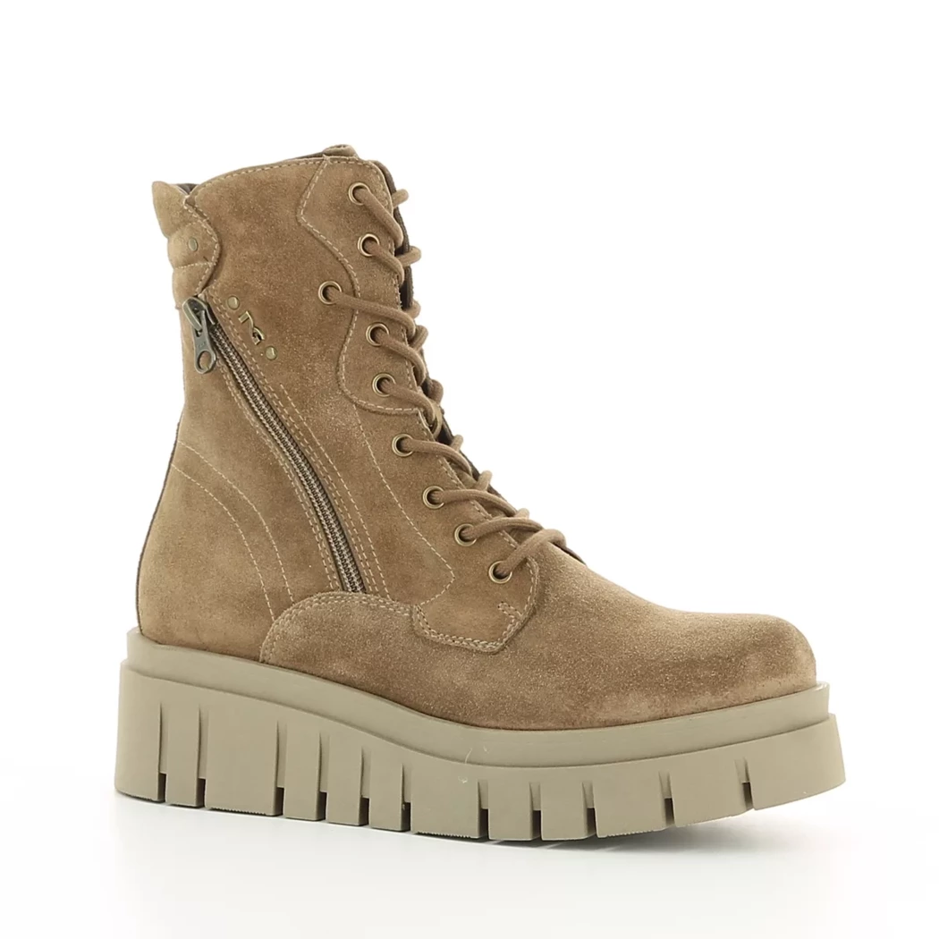 Image (1) de la chaussures Nero Giardini - Bottines Taupe en Cuir nubuck