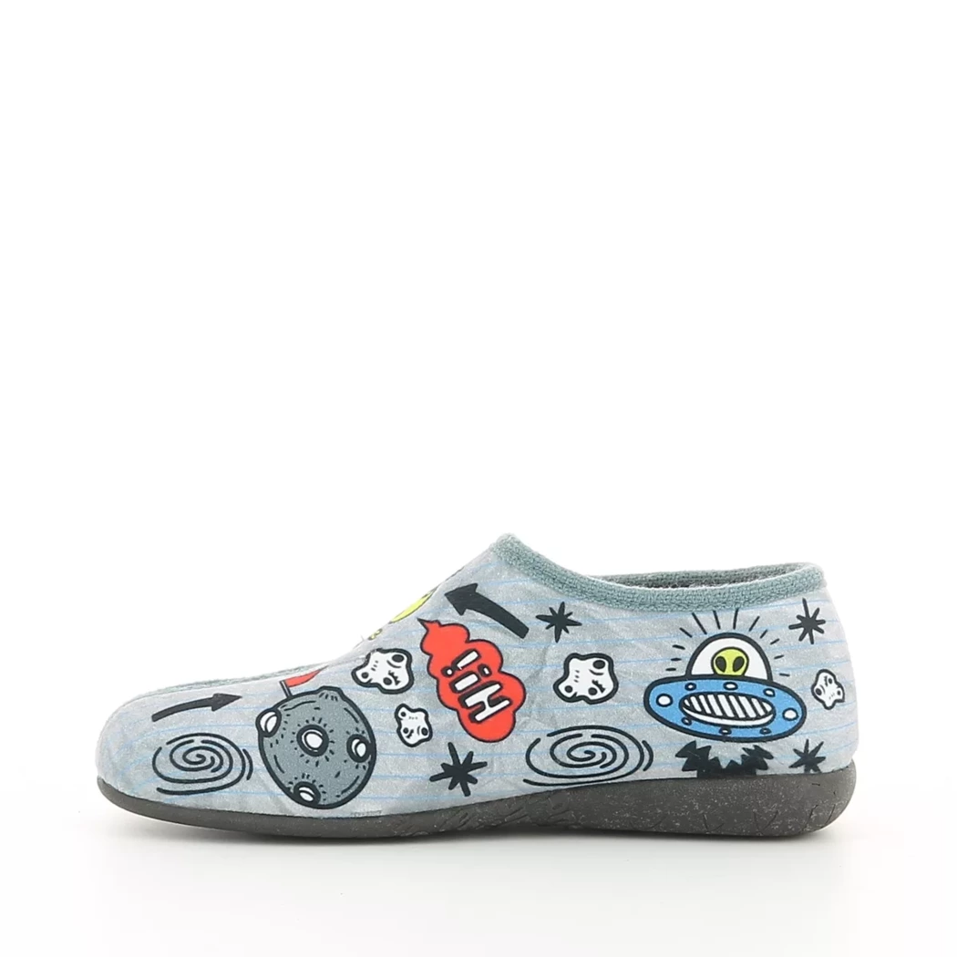 Image (4) de la chaussures Vul ladi - Pantoufles et Chaussons Gris en Textile Image (4) de la chaussures Vul ladi - Pantoufles et Chaussons Gris en Textile