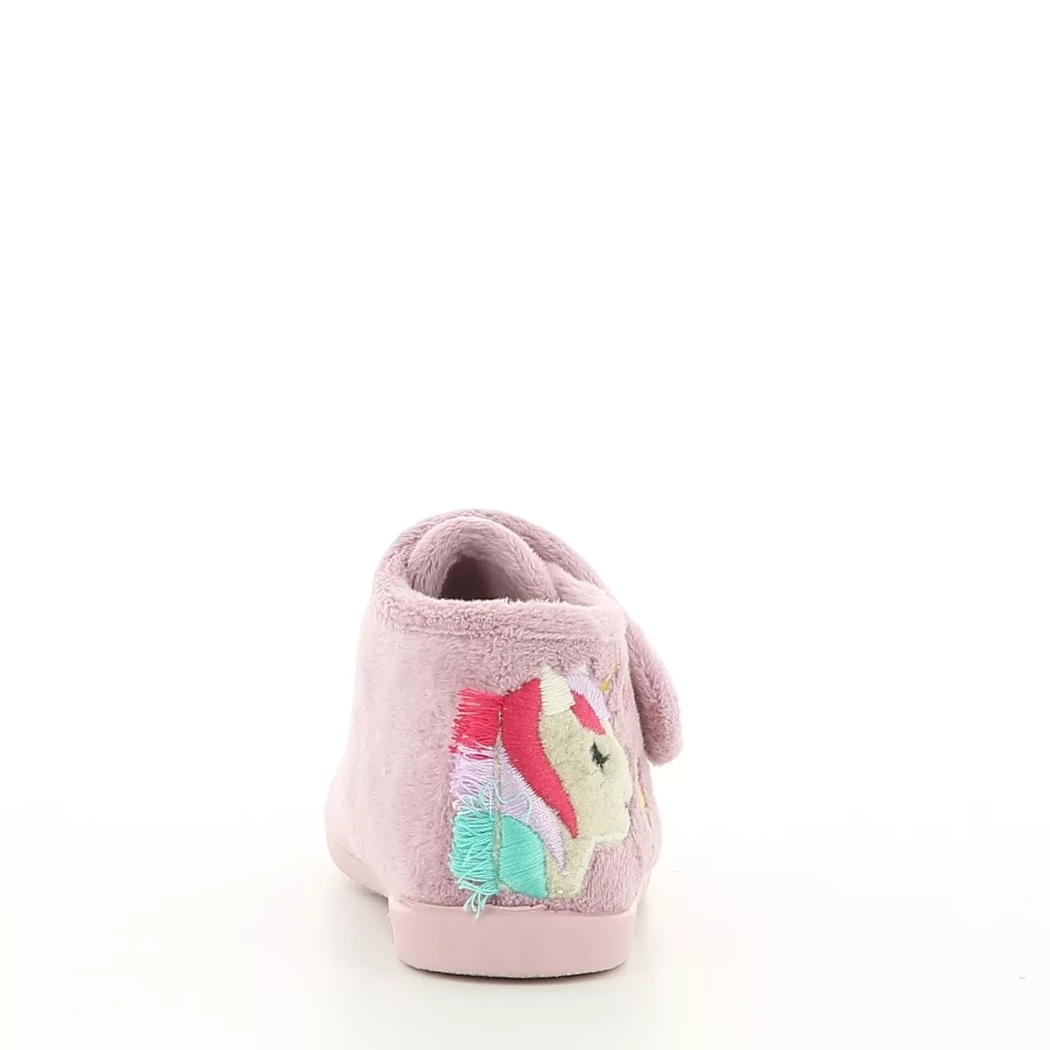 Image (3) de la chaussures Vul ladi - Pantoufles et Chaussons Rose en Textile