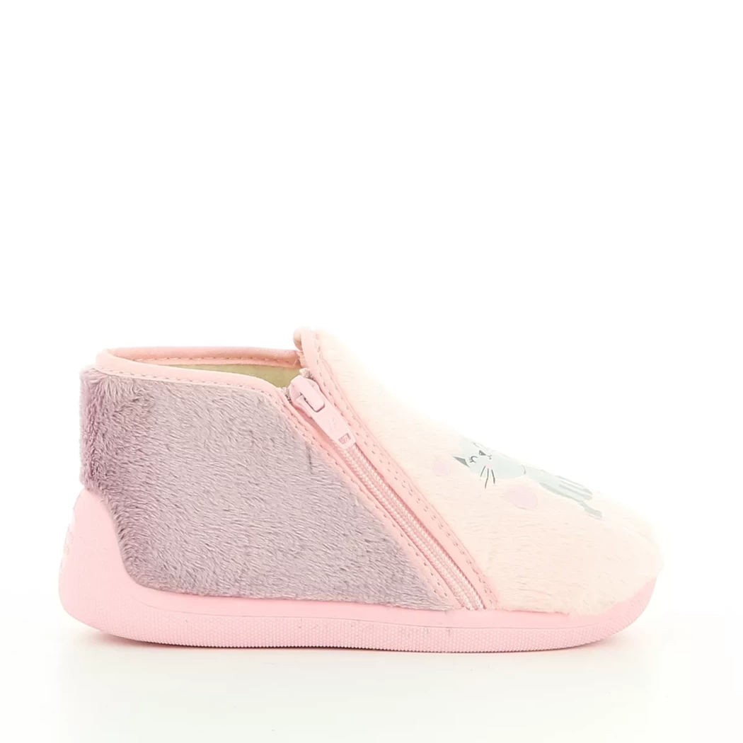 Image (2) de la chaussures Bossi - Pantoufles et Chaussons Rose en Textile