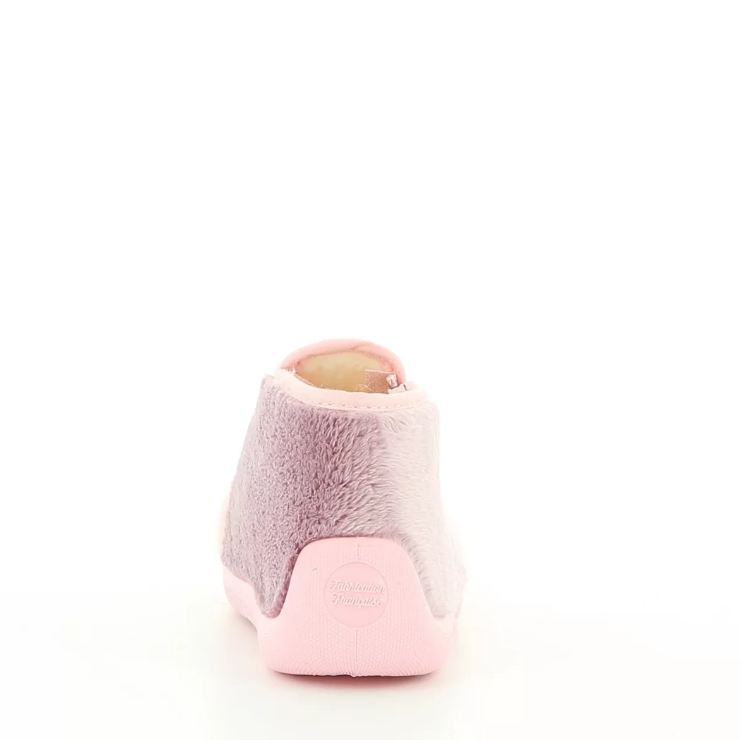 Image (3) de la chaussures Bossi - Pantoufles et Chaussons Rose en Textile