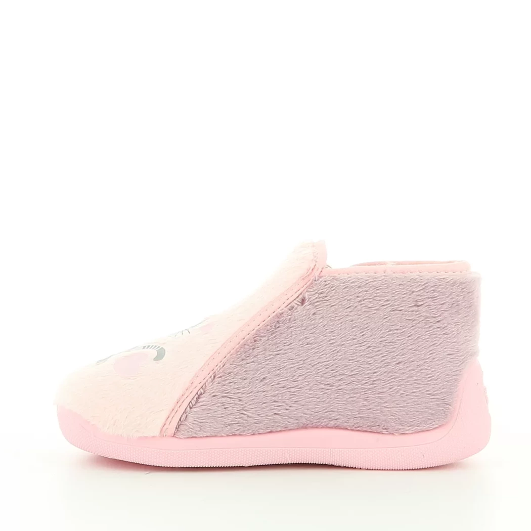 Image (4) de la chaussures Bossi - Pantoufles et Chaussons Rose en Textile