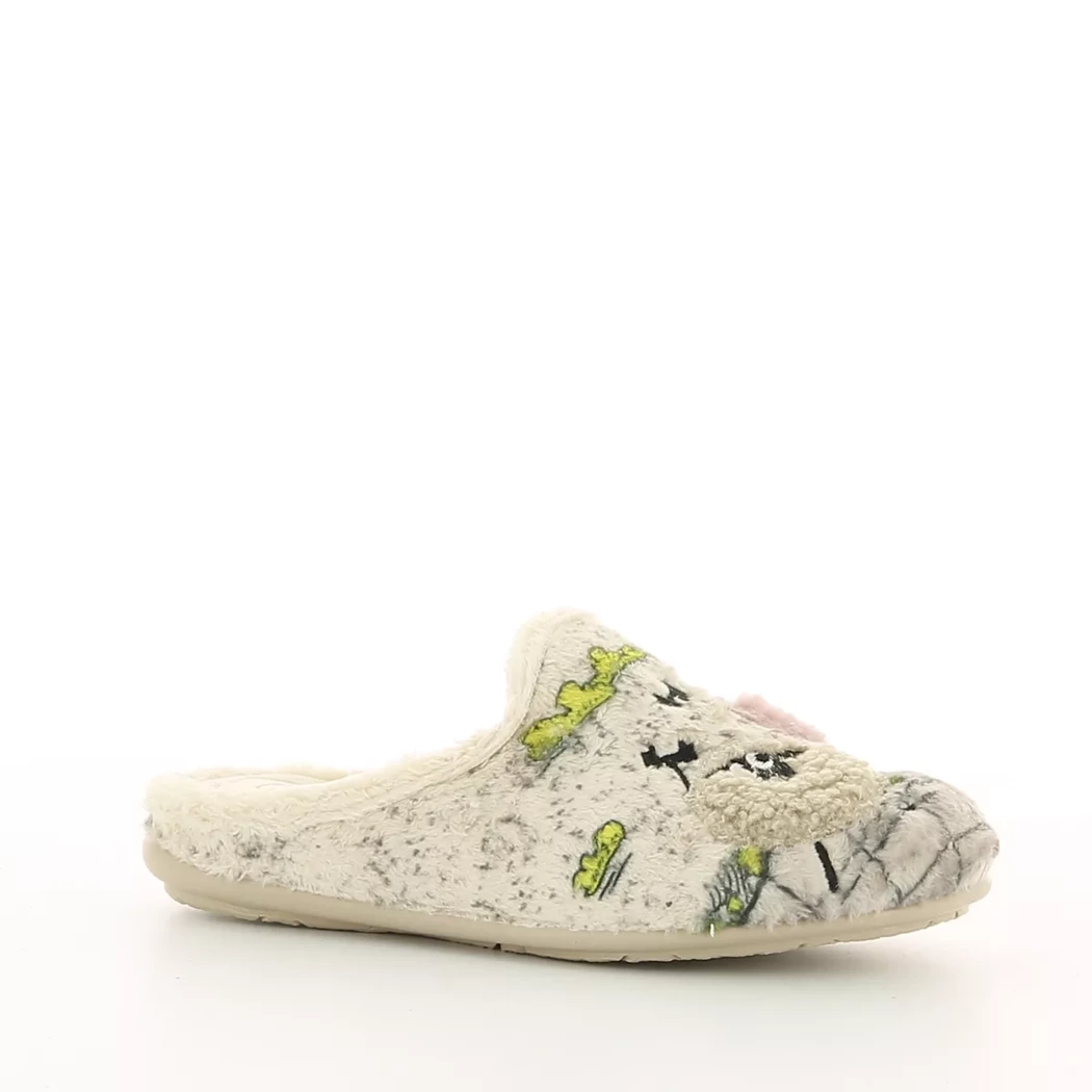 Image (1) de la chaussures OUF!... - Pantoufles et Chaussons Beige en Textile