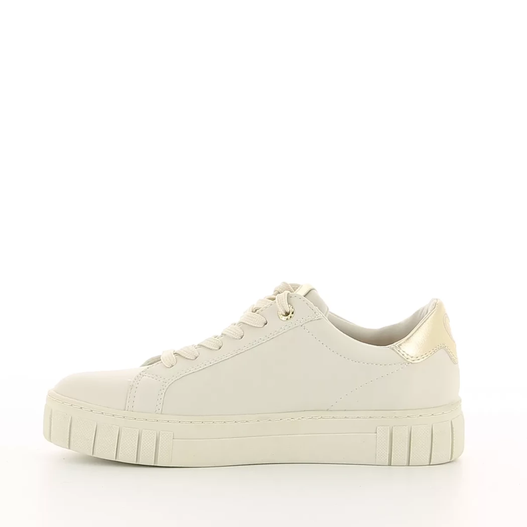 Image (4) de la chaussures Marco Tozzi - Baskets Beige en Cuir synthétique