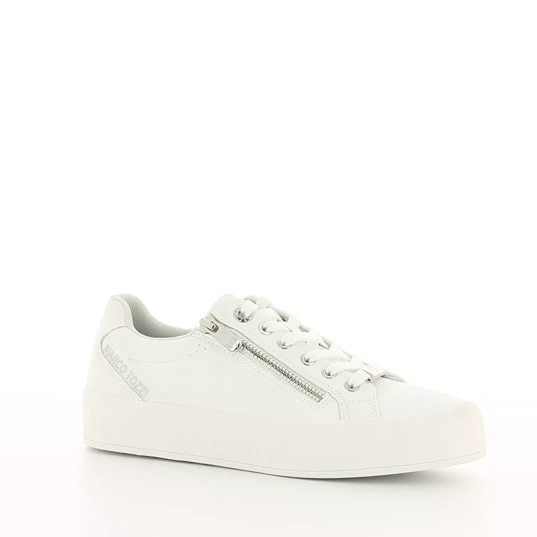 Image (1) de la chaussures Marco Tozzi - Baskets Blanc en Cuir synthétique
