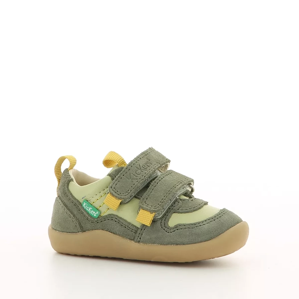 Image (1) de la chaussures Kickers - Baskets Vert en Cuir Image (1) de la chaussures Kickers - Baskets Vert en Cuir