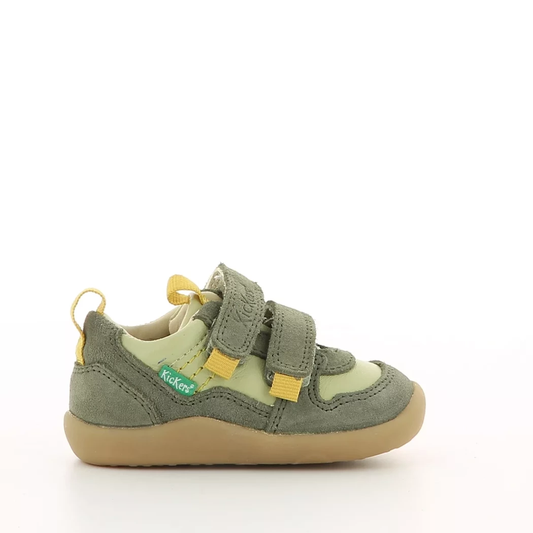 Image (2) de la chaussures Kickers - Baskets Vert en Cuir Image (2) de la chaussures Kickers - Baskets Vert en Cuir