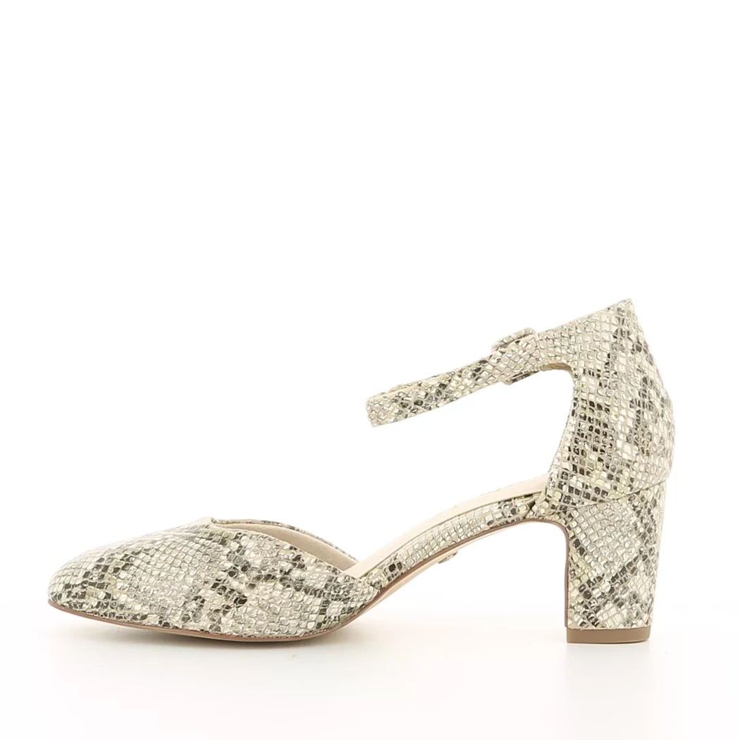 Image (4) de la chaussures Tamaris - Escarpins Beige en Cuir synthétique