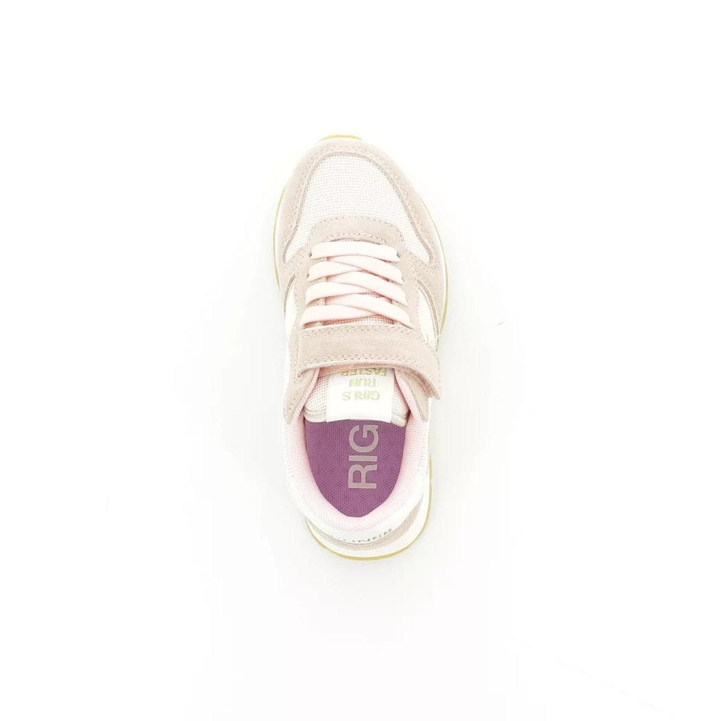 Image (6) de la chaussures Sun68 - Baskets Rose en Cuir nubuck