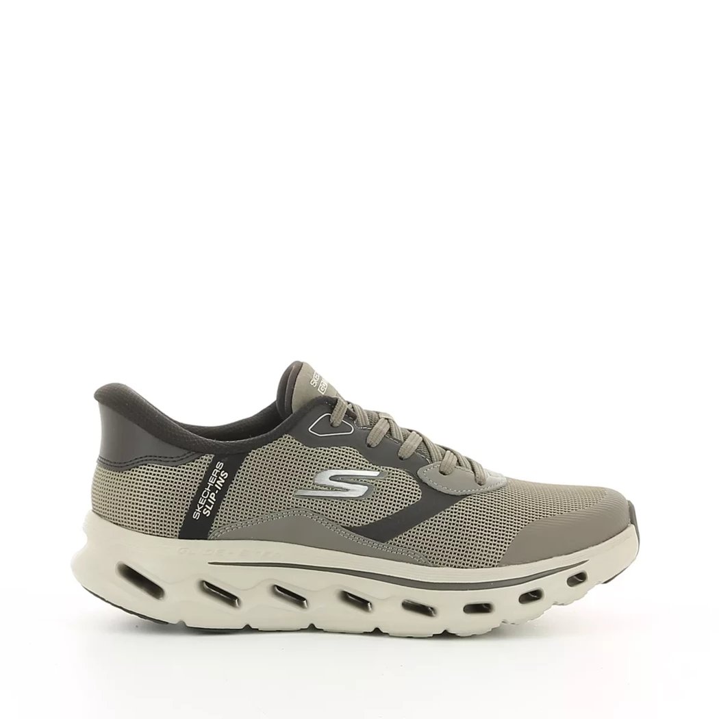 Image (2) de la chaussures Skechers - Baskets Taupe en Textile