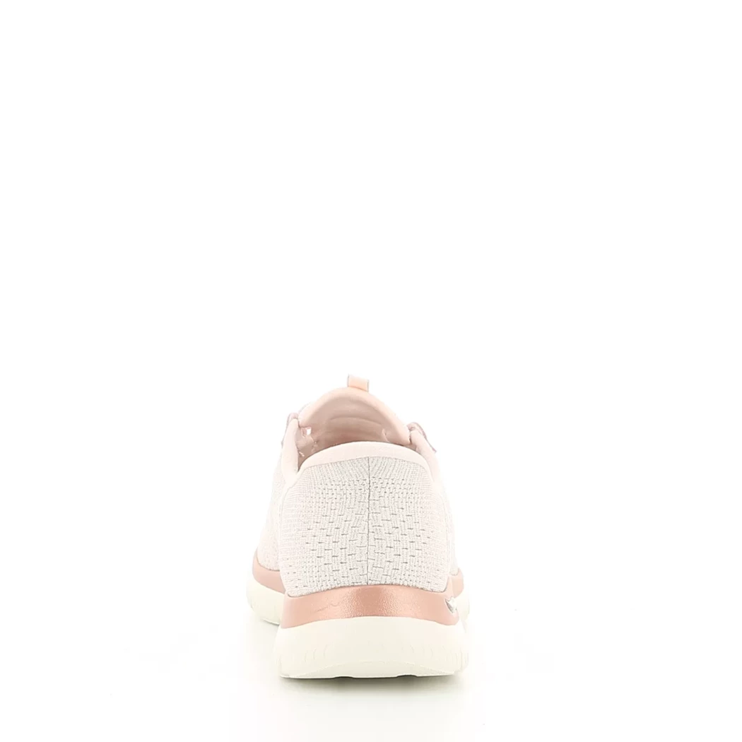 Image (3) de la chaussures Skechers - Baskets Rose en Textile