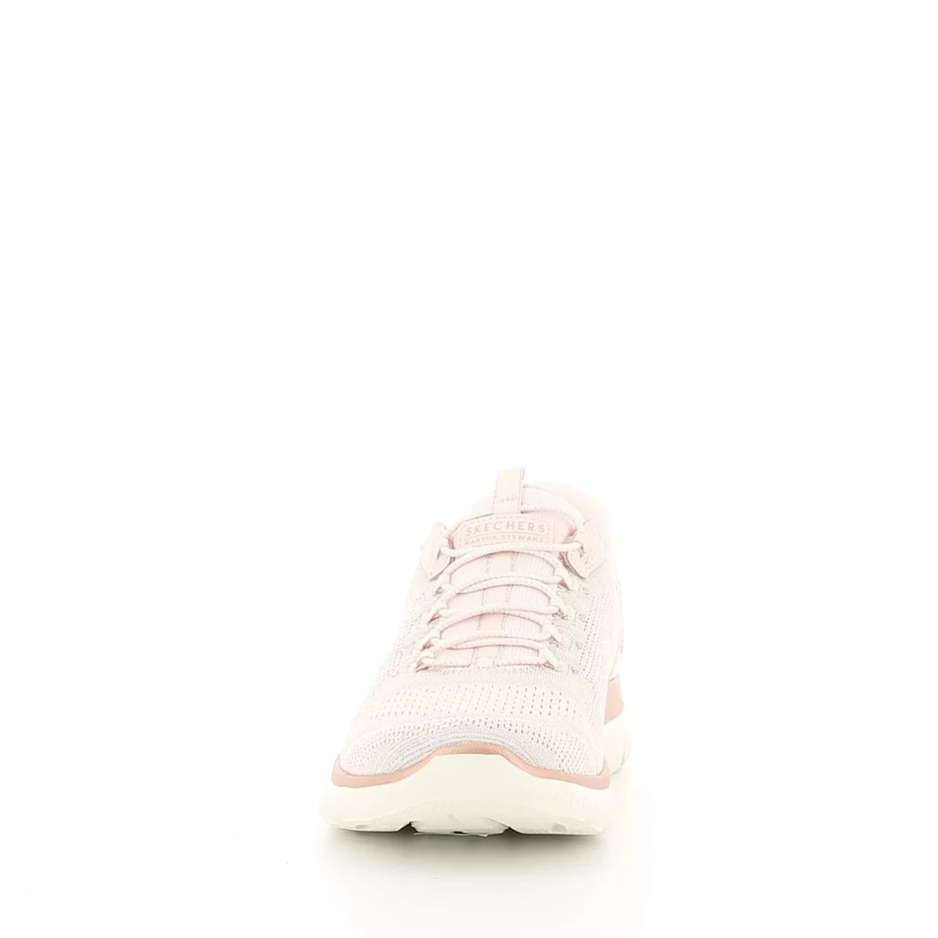 Image (5) de la chaussures Skechers - Baskets Rose en Textile