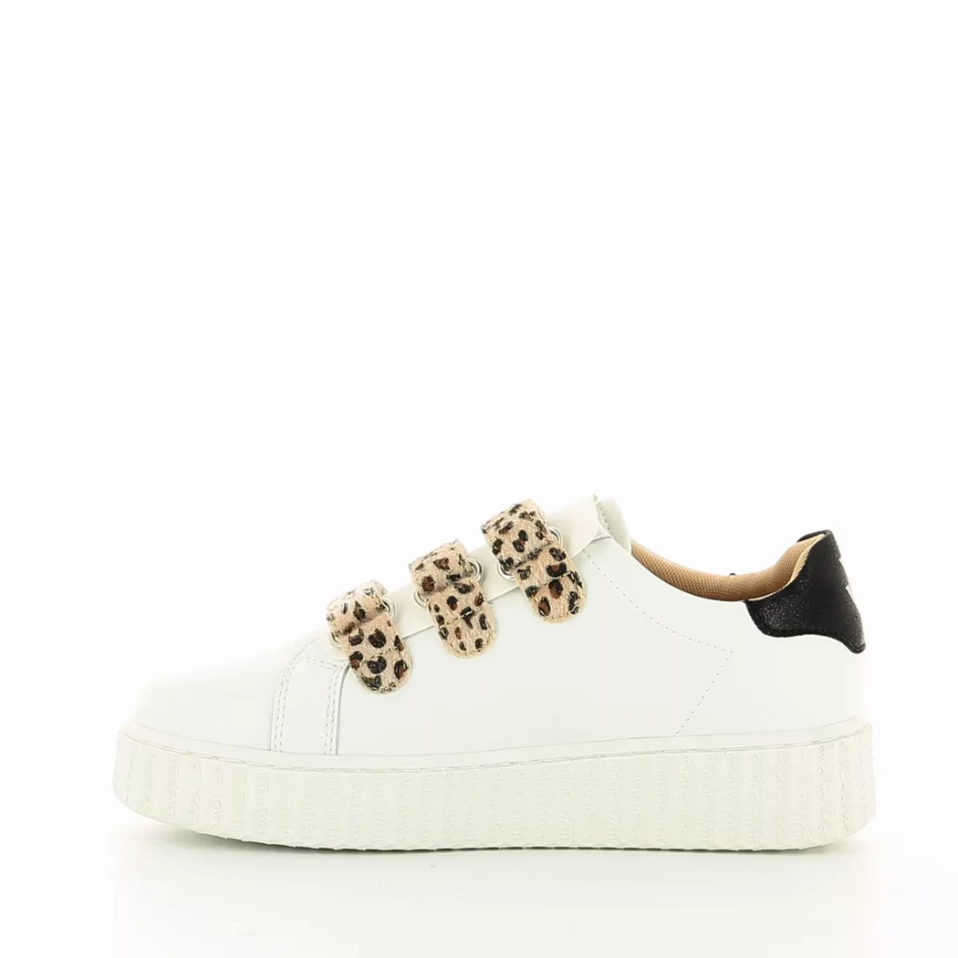 Image (4) de la chaussures Vanessa Wu - Baskets Blanc en Cuir synthétique