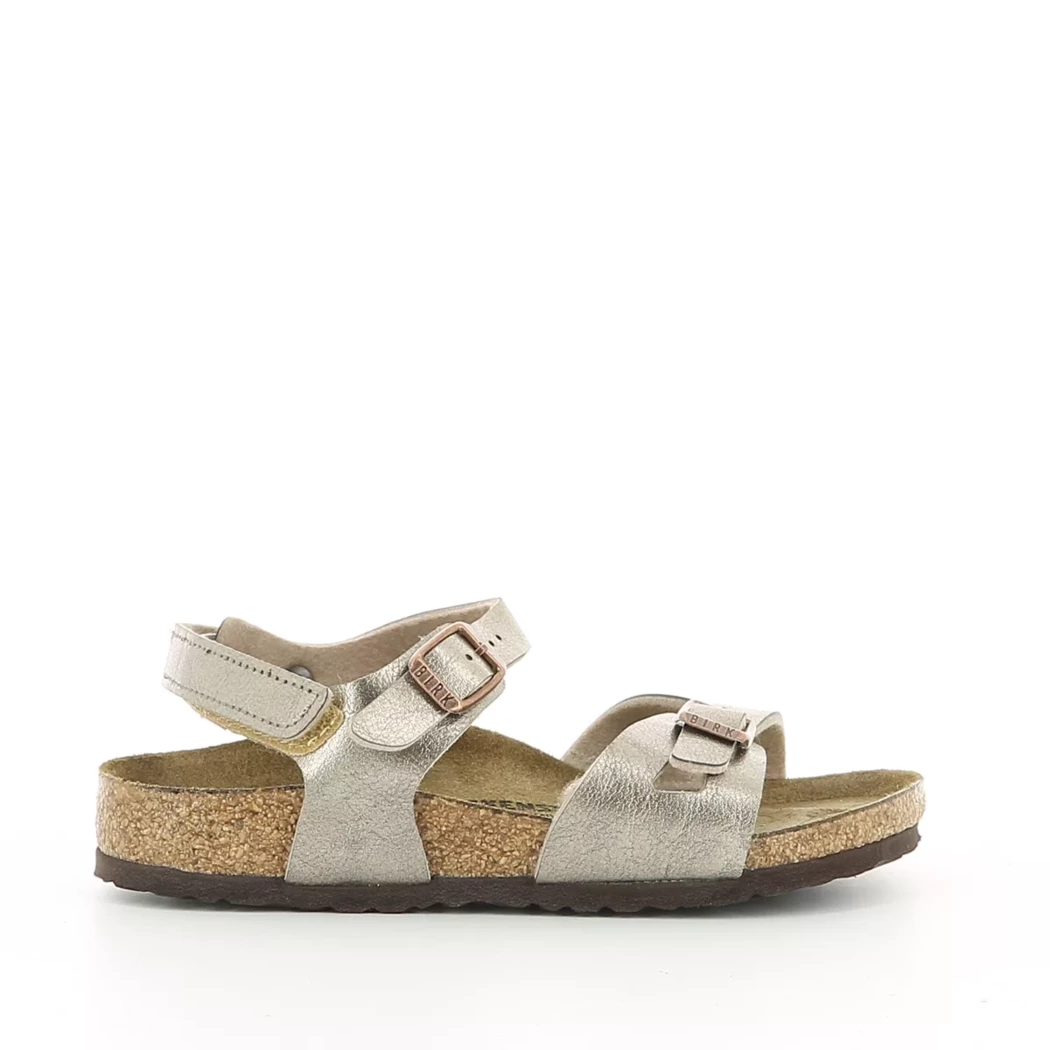 Image (2) de la chaussures Birkenstock - Sandales et Nu-Pieds Taupe en Cuir synthétique