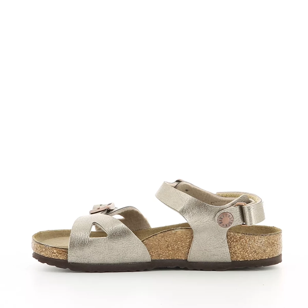 Image (4) de la chaussures Birkenstock - Sandales et Nu-Pieds Taupe en Cuir synthétique