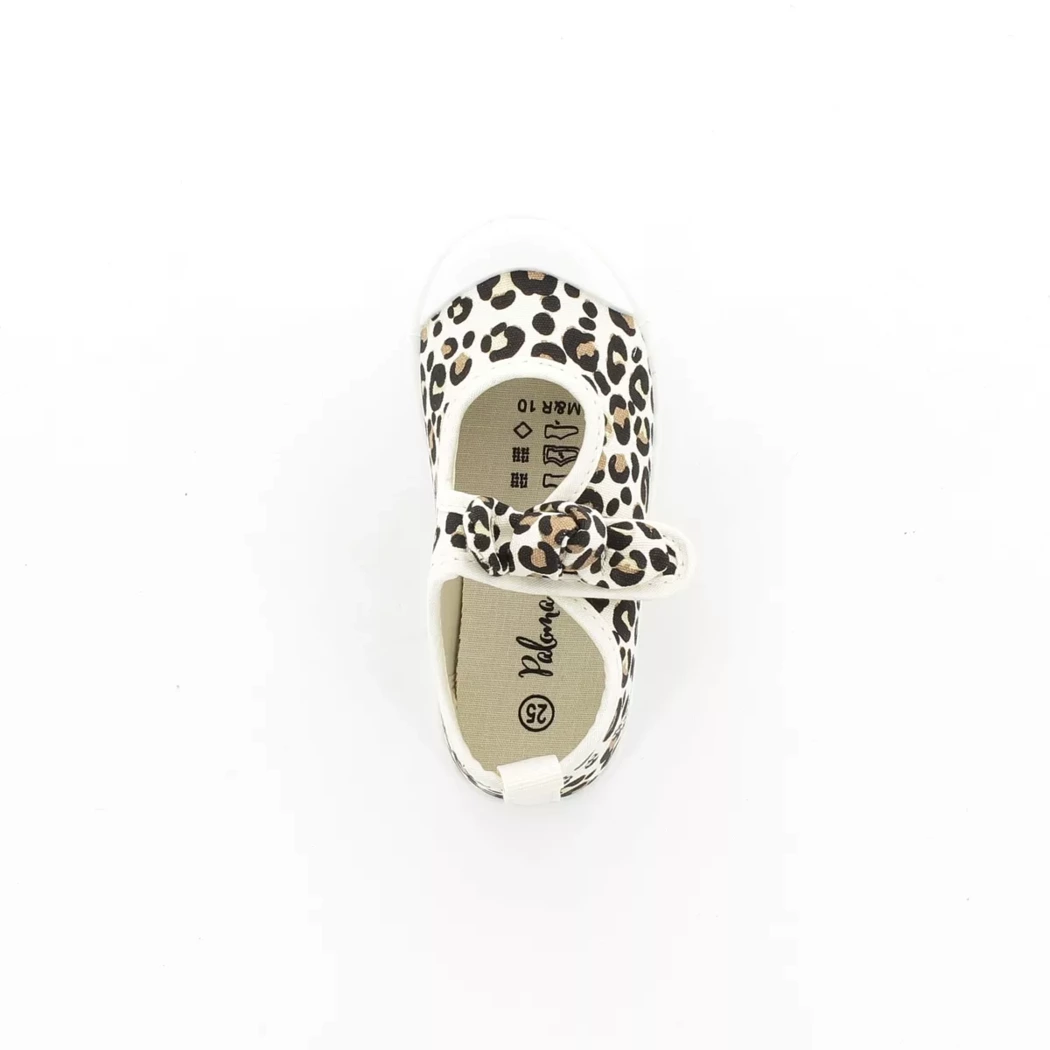 Image (6) de la chaussures Paloma Totem - Ballerines Beige en Textile