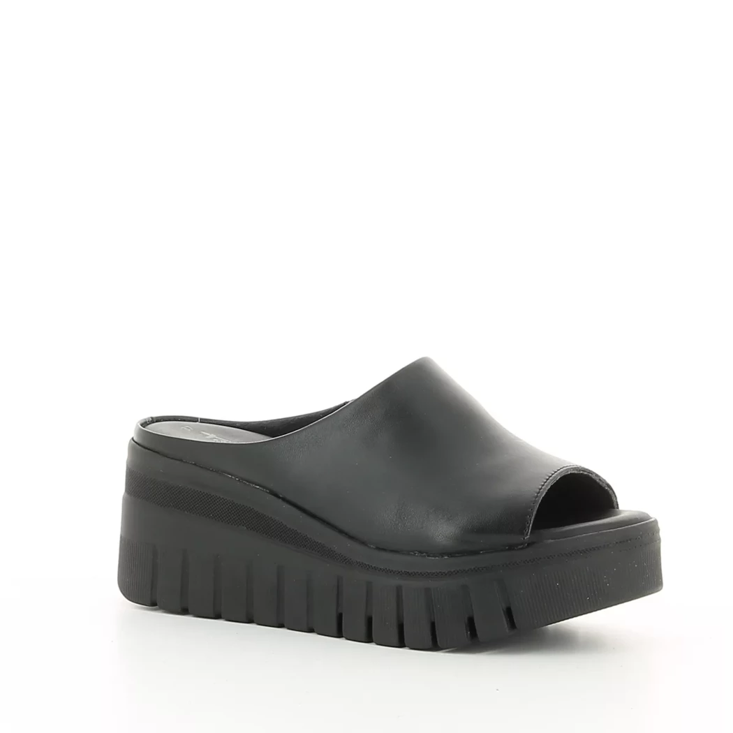 Image (1) de la chaussures Tamaris - Mules et Sabots Noir en Cuir