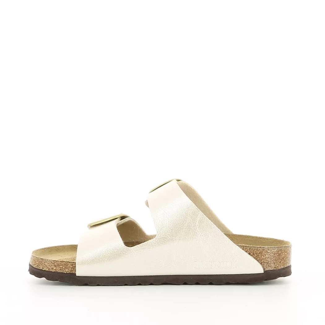 Image (4) de la chaussures Birkenstock - Mules et Sabots Blanc en Cuir synthétique