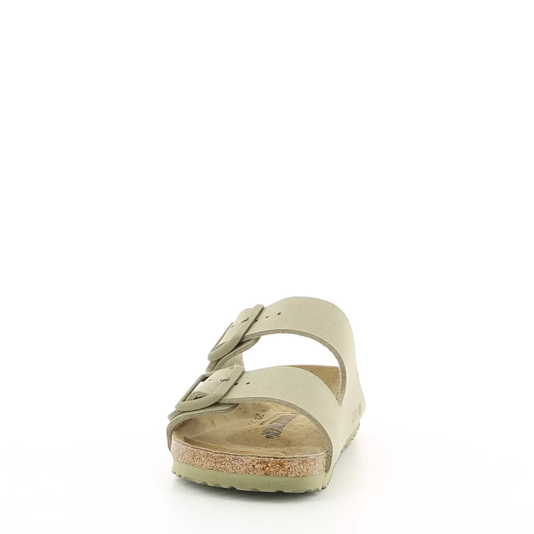 Image (5) de la chaussures Birkenstock - Mules et Sabots Vert en Cuir synthétique