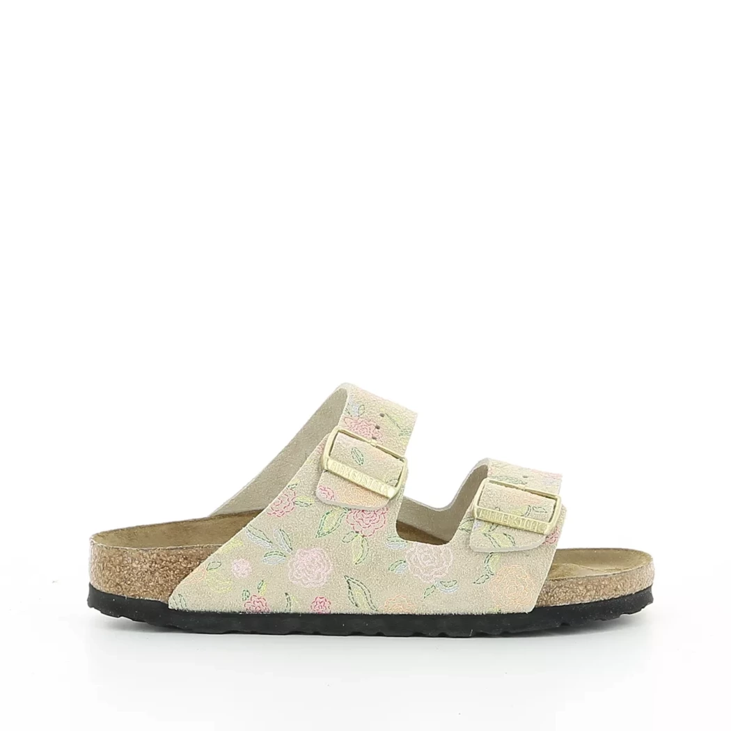 Image (2) de la chaussures Birkenstock - Mules et Sabots Beige en Cuir nubuck