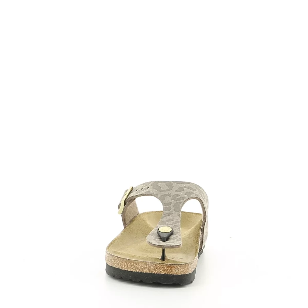 Image (5) de la chaussures Birkenstock - Mules et Sabots Taupe en Cuir synthétique