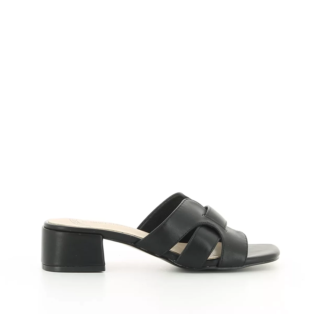 Image (2) de la chaussures Smart Standard - Mules et Sabots Noir en Cuir synthétique