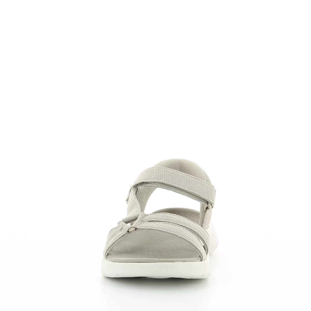 Image (5) de la chaussures Skechers - Sandales et Nu-Pieds Taupe en Textile