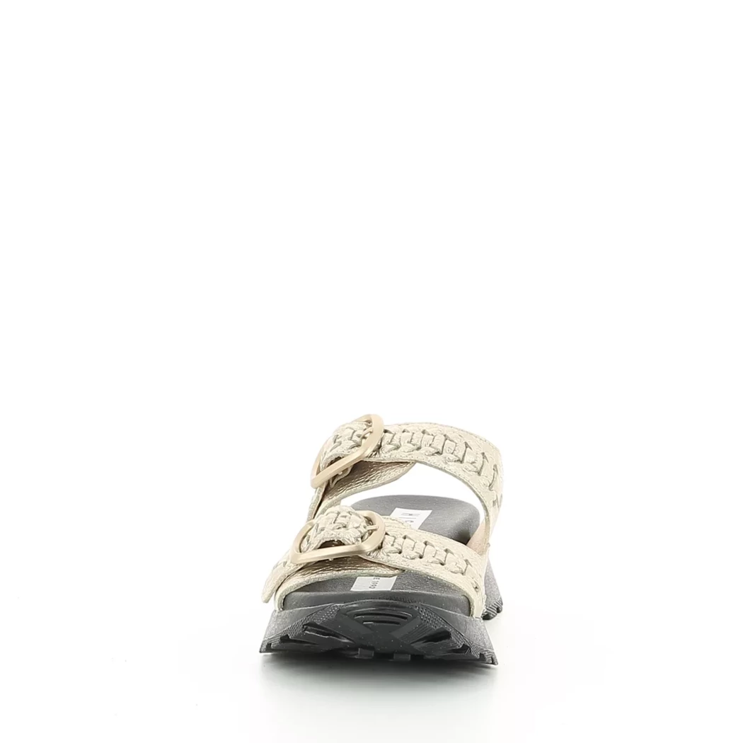Image (5) de la chaussures Hispanitas - Mules et Sabots Taupe en Cuir
