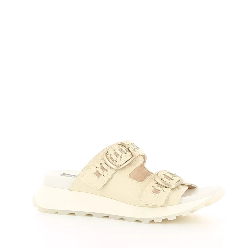 Image (1) de la chaussures Hispanitas - Mules et Sabots Beige en Cuir