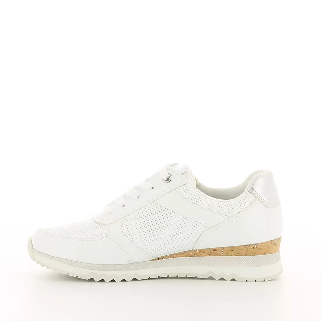 Image (4) de la chaussures Marco Tozzi - Baskets Blanc en Cuir synthétique