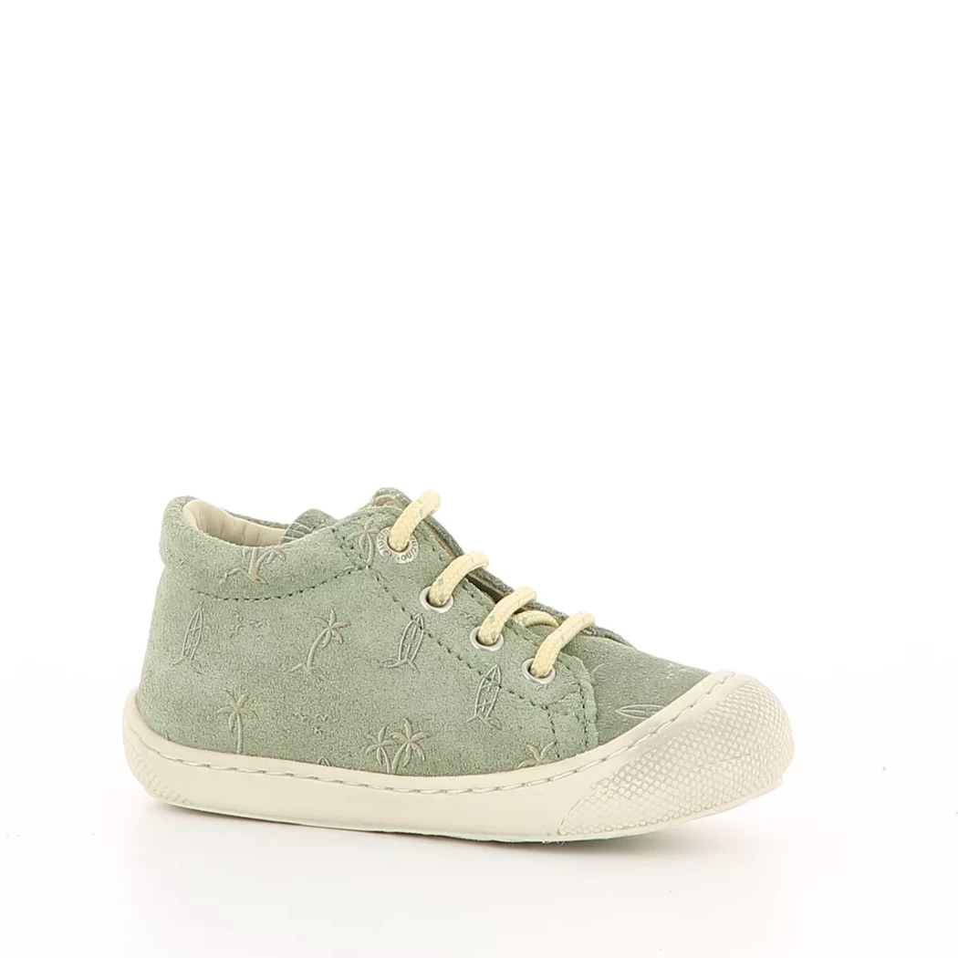Image (1) de la chaussures Naturino - Bottines Vert en Cuir nubuck