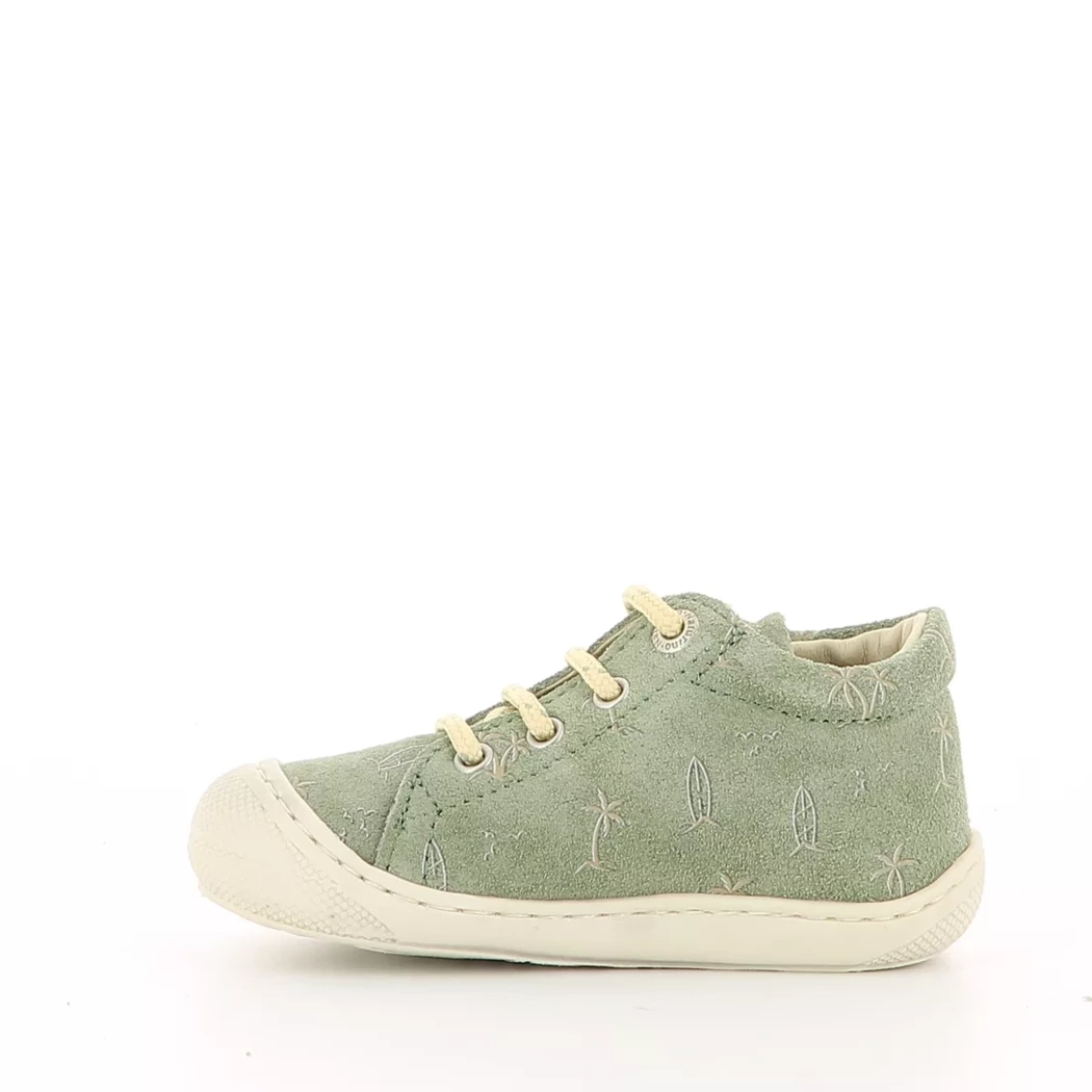 Image (4) de la chaussures Naturino - Bottines Vert en Cuir nubuck